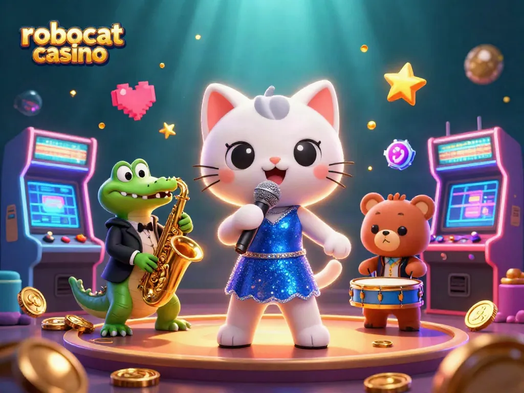 Experience the excitement of robocat casino with vibrant characters and dynamic gaming elements.